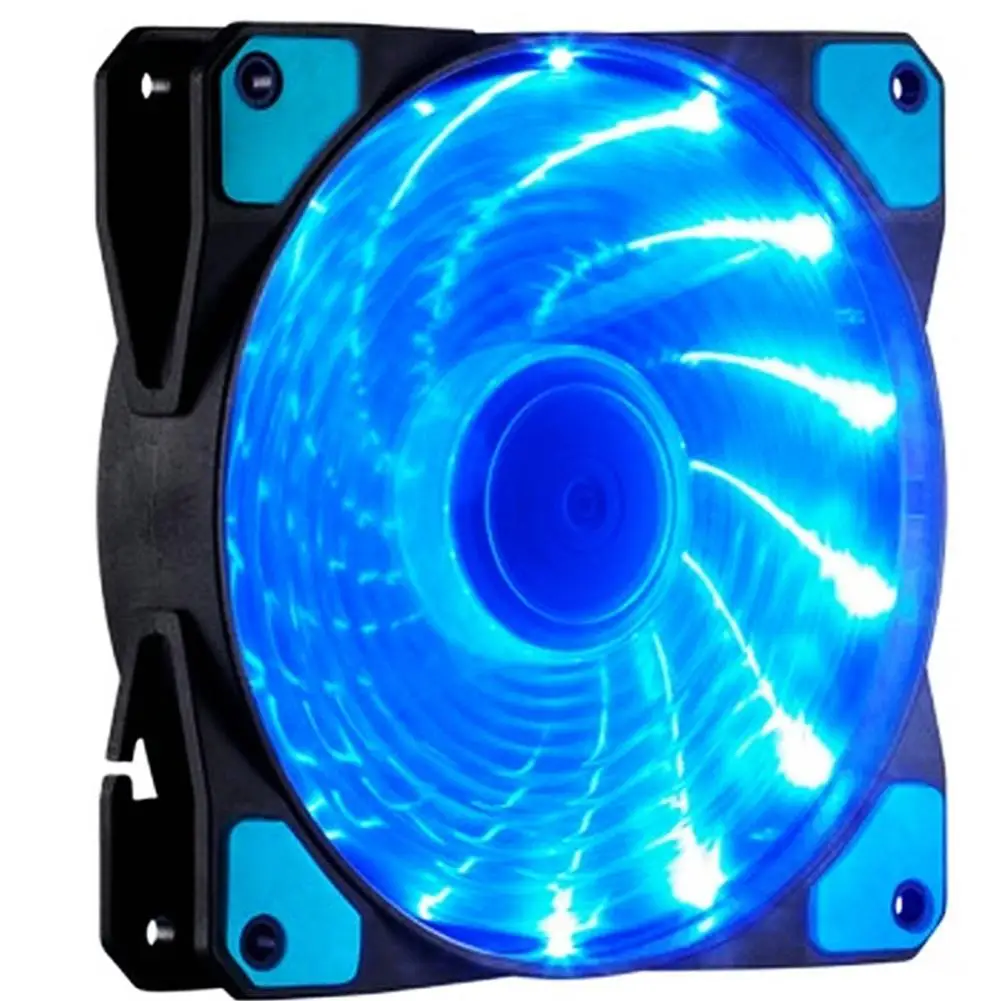 

BEESCLOVER 120mm Red 15 LEDs Lights Fan Cooler Case PC Computer Cooling Tool