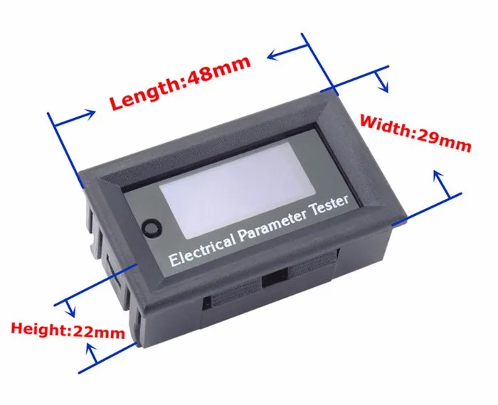 OLED 100 V/10A Вольтметр постоянного тока дисплей монитор тестер измерители тока зарядное устройство Напряжение Амперметр батарея источник питания емкость обнаружения