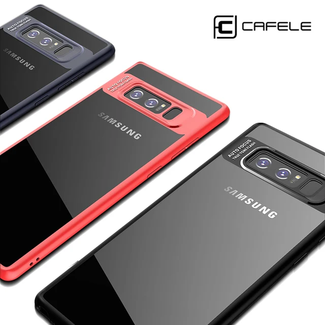 CAFELE Прозрачная крышка телефона для samsung Примечание 8 Дело ультра тонкий ТПУ акрил защиты чехол для samsung Galaxy Note 8