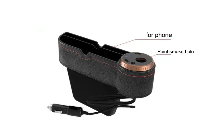 Usb зарядка коробка-органайзер в автомобиль автокресло щелевой зазор карман для хранения перчаток слот коробка многофункциональные держатели для укладки