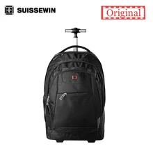 Brand Swiss Wheeled Laptop Backpack For Business Travel Rolling Trolley swissgear wenger Backpack for 17 3