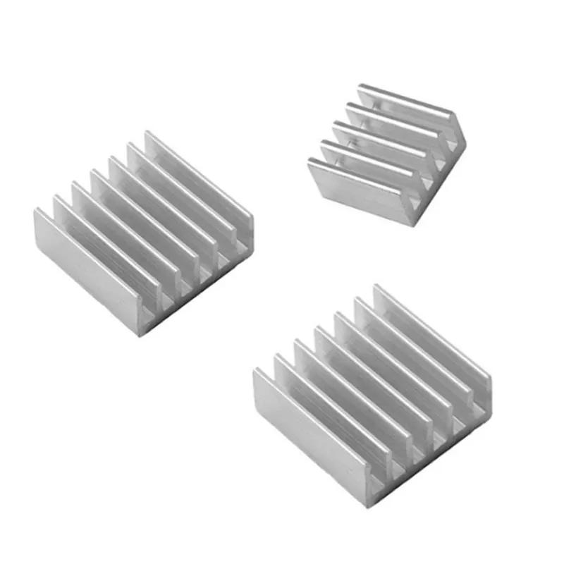 3 шт. медный радиатор для процессора Raspberry Pi 3|Аксессуары демонстрационных