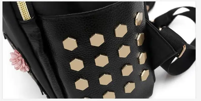 Dicool ручной работы Вышивка Стрекоза Для женщин рюкзак модельер 3D алмаз сумка ретро Женская сумка Оксфорд