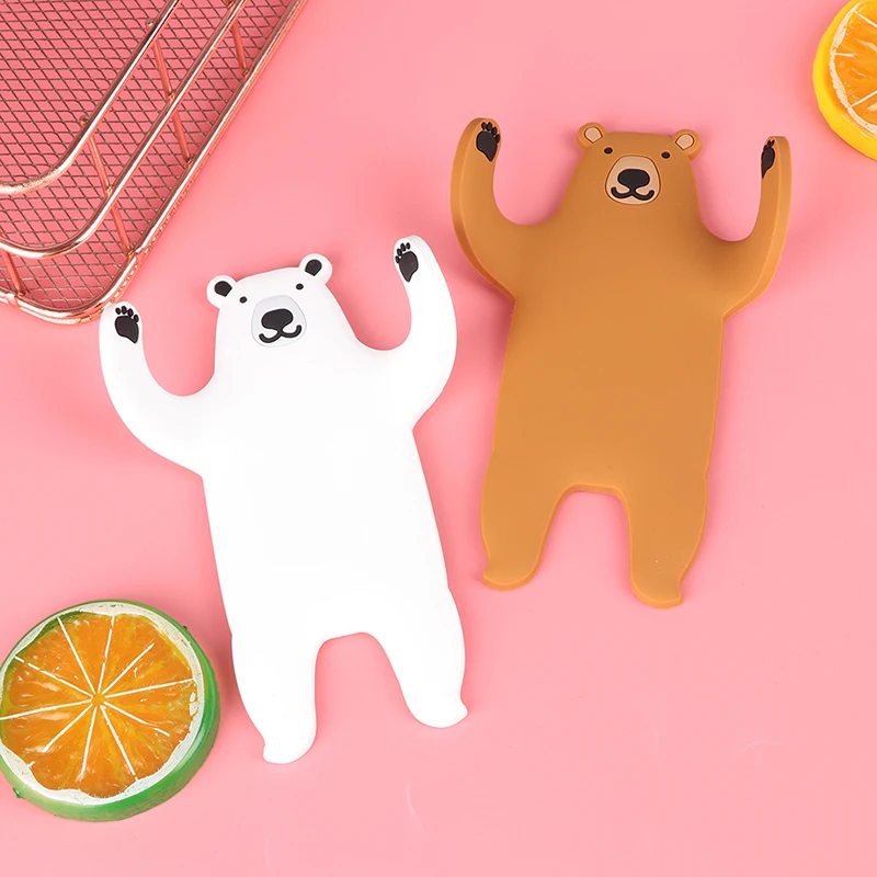 Микроволновая печь кухня холодильник настенный крюк Прекрасный мультфильм кошка панда Медведь ультра-мощная супер крепкая вешалка крюк