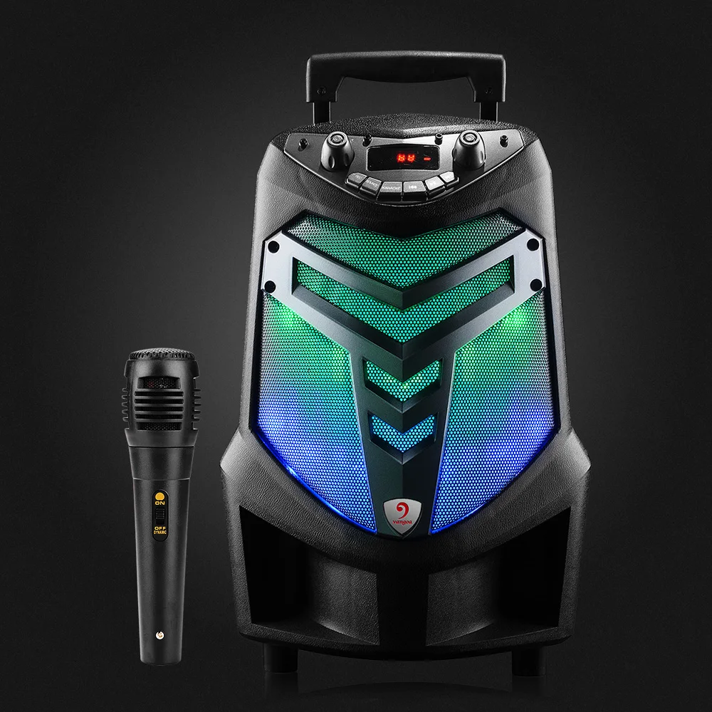 

Portable Wireless Bluetooth K81 Outdoor Speaker System for Square Dancing, with Lights, Recording Ability