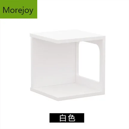 Morejoy журнальный столик простой скандинавский мини боковый Шкаф комбинация ТВ шкаф волшебный куб тип стол многофункциональный стол - Цвет: Белый