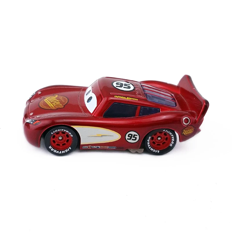 Disney Pixar Cars No.95 металлический литой автомобиль McQueen 1:55 свободный совершенно новый в
