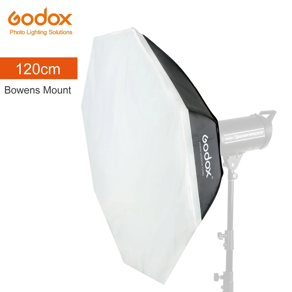 

Godox softbox 120cm 47" Octagon Studio Strobe Softbox with Bowens Mount for Studio Flash