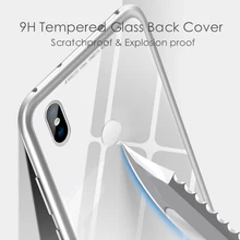 360 Adsorção Magnética Caso para Xiao mi mi Caso mi 8 8 SE Completa Cobertura de Luxo Ímã Caixa De Vidro Temperado para Xiao mi mi 8 SE Caso