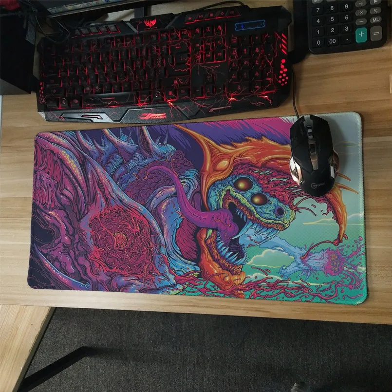 High Quality Large Gaming mouse pad mat grande Hyper beast wallpaper For CS GO gamer (1)