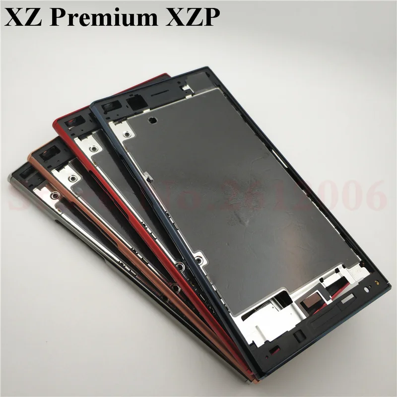 

Original 5.5 inch For Sony Xperia XZ Premium XZP Middle Front Frame Bezel Housing LCD Screen Holder Frame Repair parts