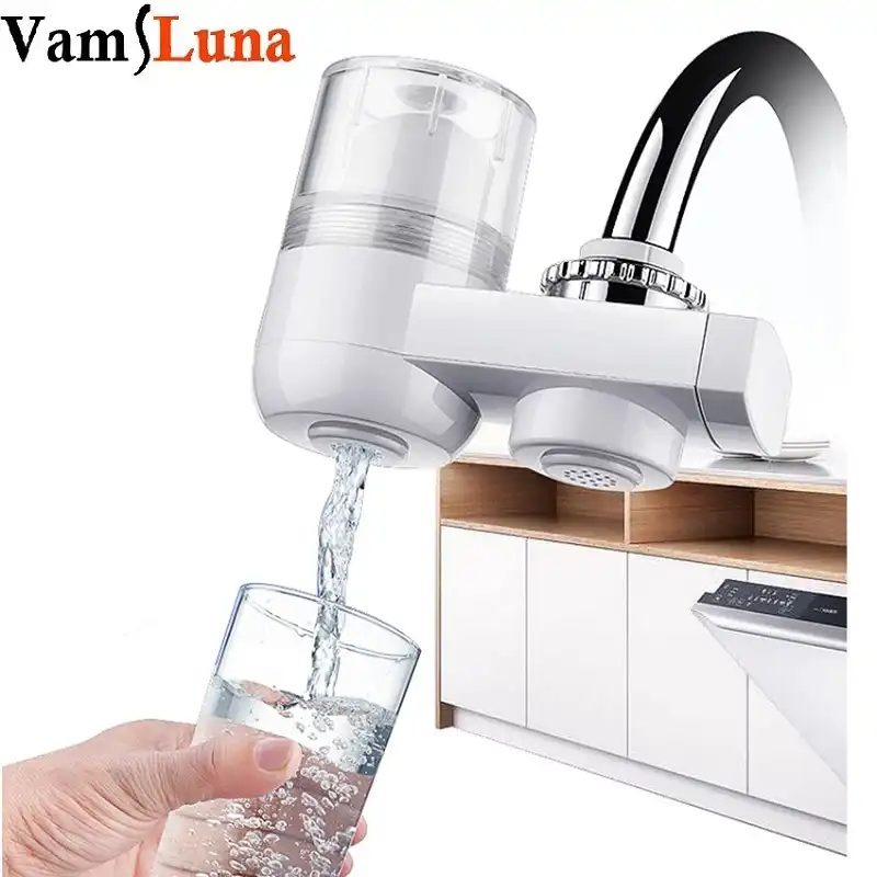 Long Lasting Water Faucet Filtration System With Ultra Adsorbent Material Faucet Water Filter Fits Standard Faucets Kitchen Faucet Accessories Aliexpress