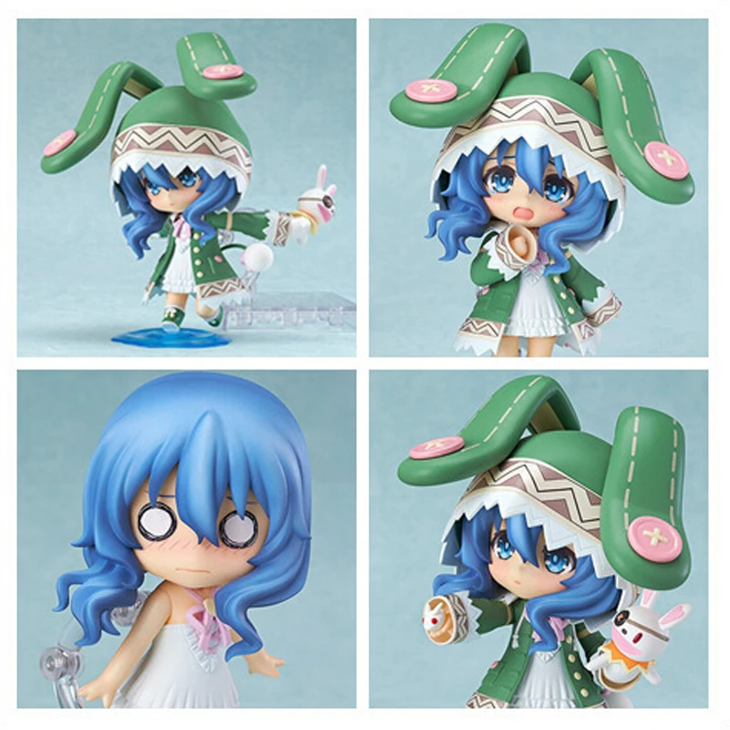 

Date A Live YOSHINO PVC Action Figures Model Toys Hermit with Zadkiel with box 4 pcs /set cartoon Edition