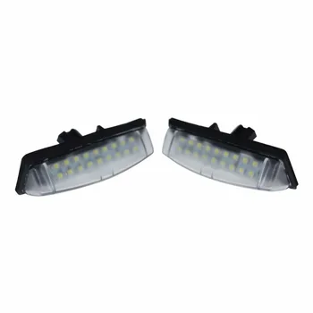 

2x Error Free 18 3528 SMD LED License Number Plate Lamps Car Light for Toyota Camry Aurion Prius Lexus IS300 GS430 RX330 ES300