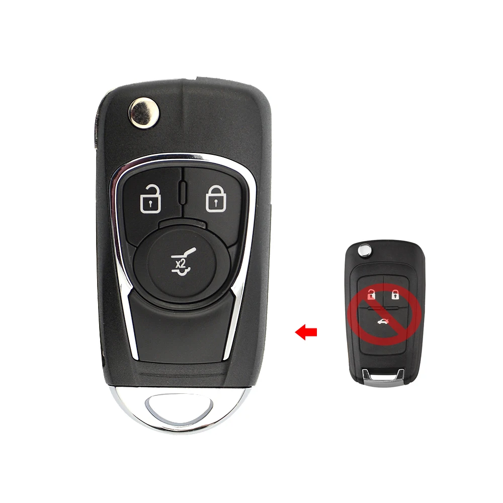 Откидной Чехол для ключа OkeyTech Chevrolet Cruze Buick VAUXHALL OPEL Insignia Astra J Zafira C сменный брелок с