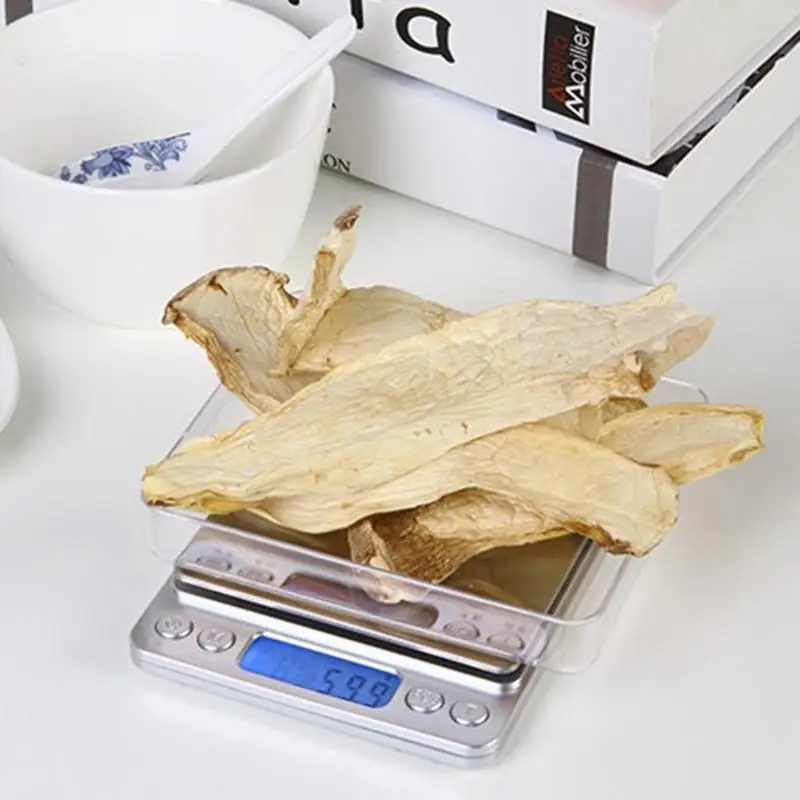 Portable New LCD Electronic Kitchen Mini Scales Stainless Steel Digital Precision Jewelry Scales Weighing Device 1000g/0.1g