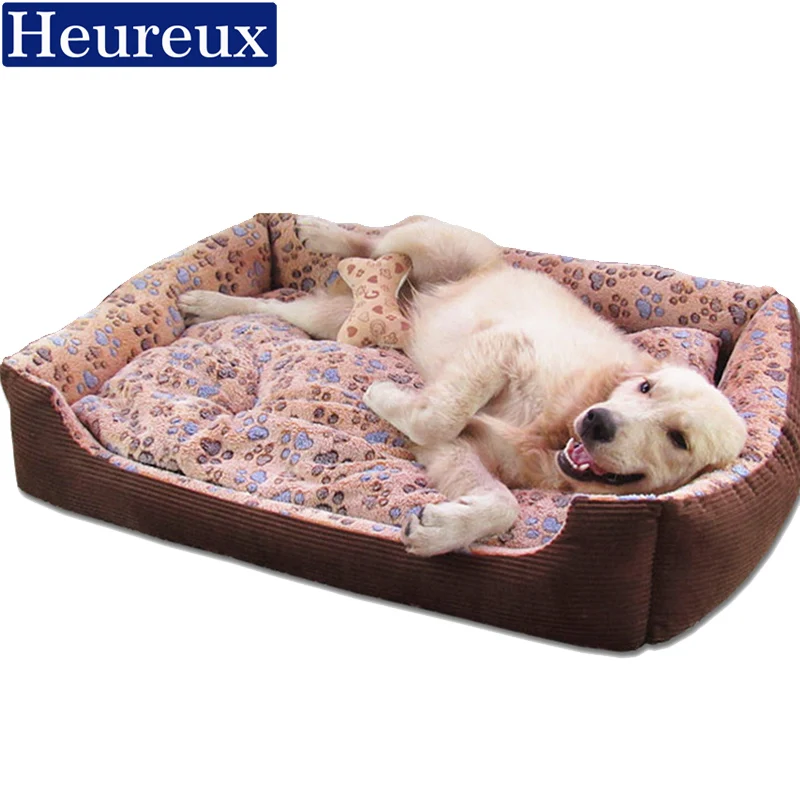 

Heureux warm dog house thick dot color dog bed for small and large dogs washable cat bed winter use xxxl waterproof pet bed