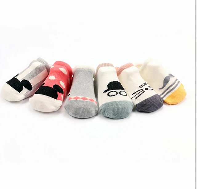 Baby infant children socks silica gel slip resistant invisible sock