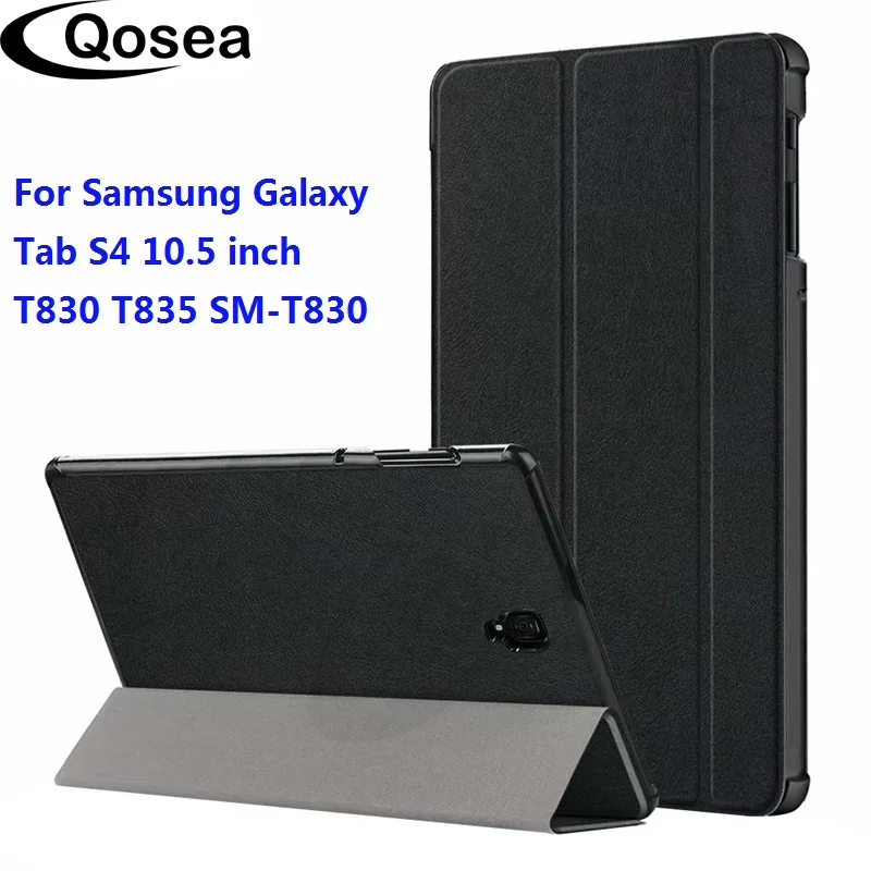 Новый для samsung Galaxy Tab S4 10 5 дюймов T830 T835 из искусственной кожи смарт-чехол с