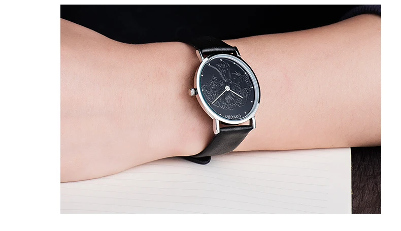 LongBo Брендовые Часы для пары Женские часы со стразами мужские часы с кожаным ремешком повседневные кварцевые наручные часы для влюбленных