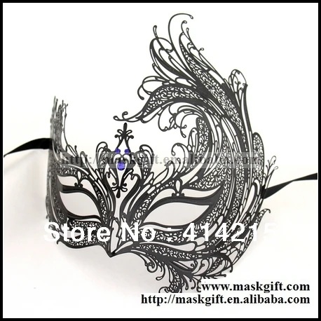 luxury venetian masks design free shipping 48pcs lot black phoenix