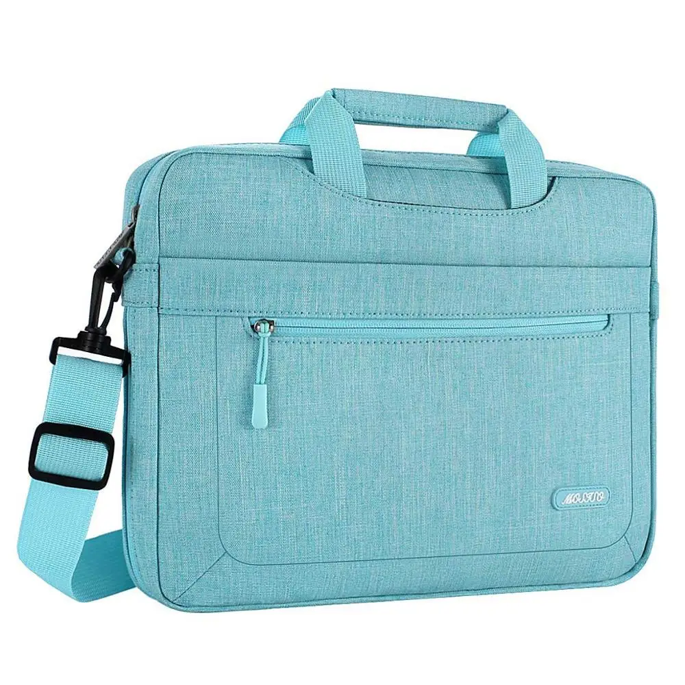 MOSISO сумка на плечо для ноутбука 11 13,3 15,6 17,3 дюймов водонепроницаемая сумка для компьютера мужская женская сумка для ноутбука для MacBook Air Pro 13 15 чехол - Цвет: Hot Blue