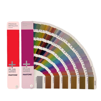 

Pantone Color Chart GP1507 Premium Metallics Coated and metallics Coated Color Fan Deck Color Guide 601 Colors