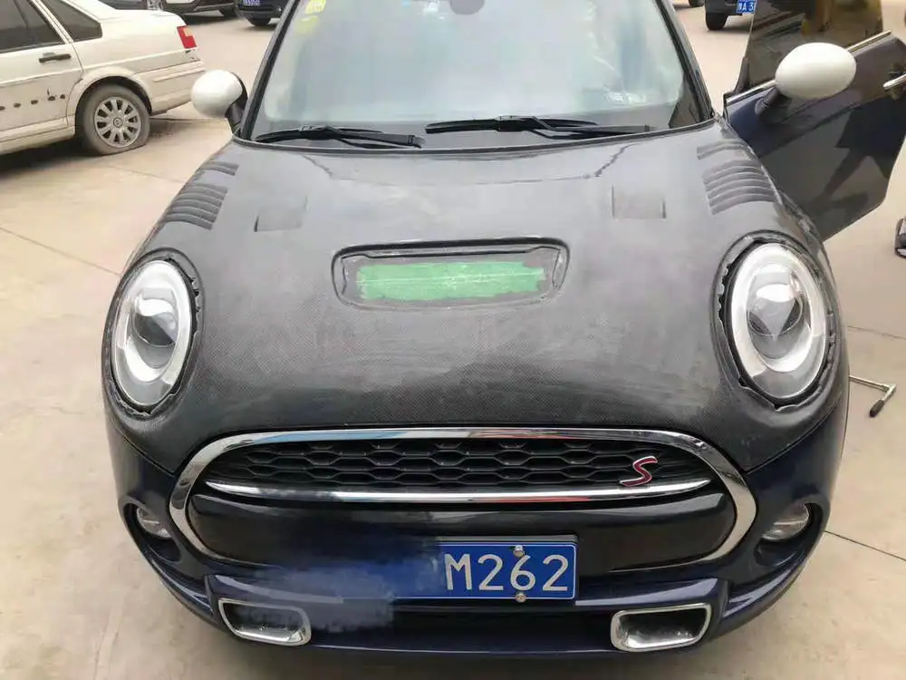 Для BMW Mini Cooper F56 F55 AG декоративный капот из углеродного волокна автомобильный