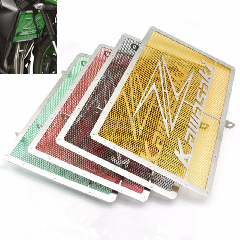 

For Kawasaki Motorcycle Radiator Grill Guard Z1000 Z1000SX Z750 ZR800 Z800 Cooler System Protector Grill Cover