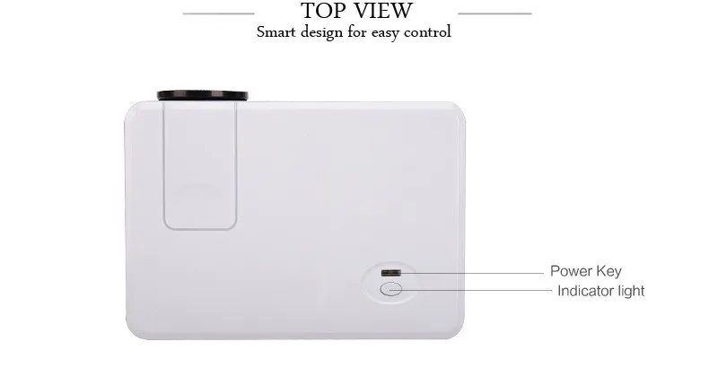 RD805A Portable Mini LED Projector description image 7