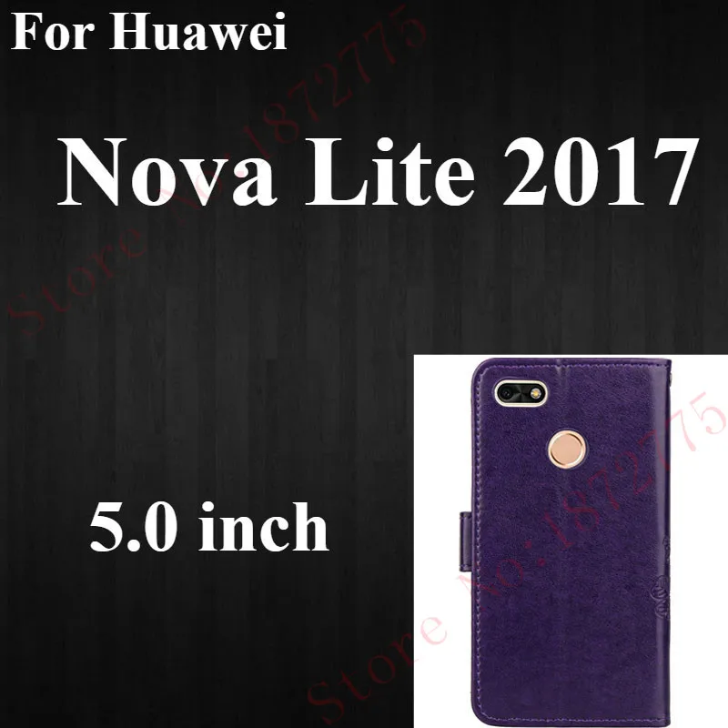 Case For Huawei P20 P8 P10 P9 Lite Mini Honor 9 5A 6A 8 5C 7C 6X Mate 10 Lite Y3 Y5 II Y9 Y6 7A Pro P Smart Flip Case - Цвет: Nova Lite 2017