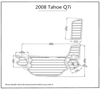 

2008 Tahoe Q7i Swim Platform Pad Boat EVA Teak Decking 1/4" 6mm