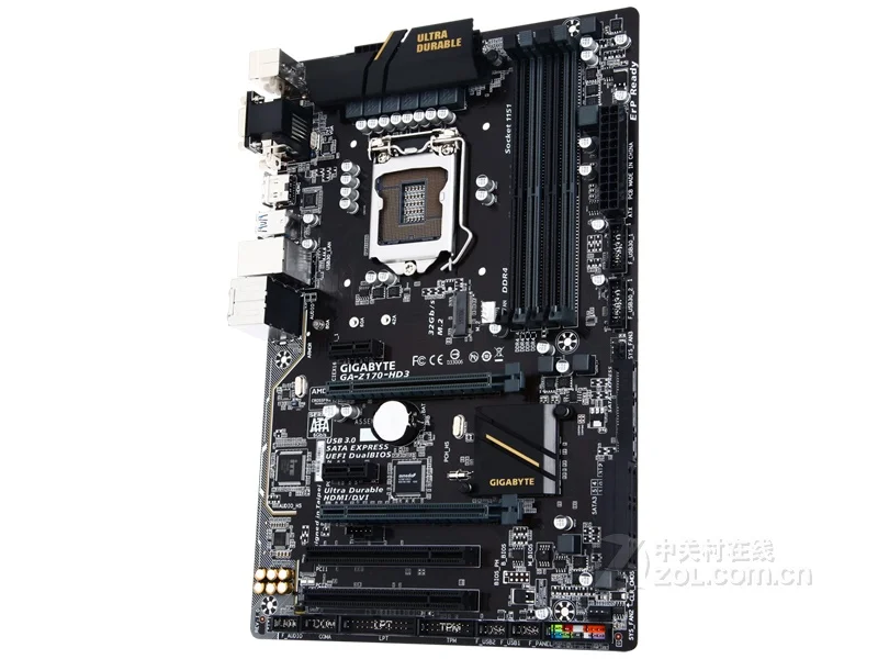 Gigabyte GA-Z170-HD3 оригинальная материнская плата LGA 1151 DDR4 USB3.0 64G Z170-HD3 Z170 HD3 настольная материнская плата SATA III б/у