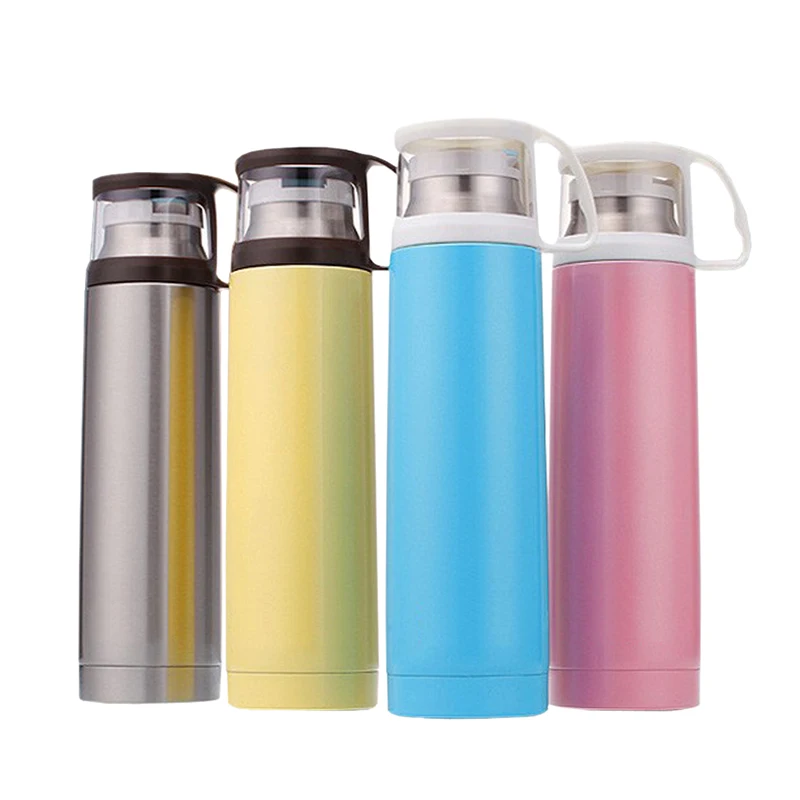 500ml Stainless Steel Vacuum Thermos Bottle for Coffee Drink Mugs