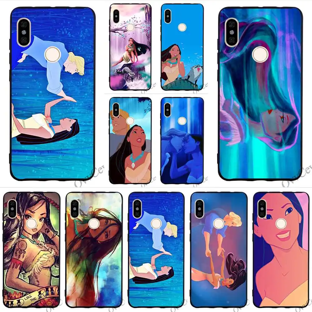 

Hybrid Pocahontas Phone Cover for Xiaomi Redmi 5 Case 4A 4X 5A Prime 6A Note 5 6 Pro Plus Cases Back