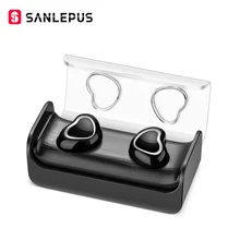 SANLEPUS Bluetooth Earphones Wireless Headphones Dual Mini Earbuds TWS 5.0 Handsfree Headset With Mic For Phones xiaomi Samsung