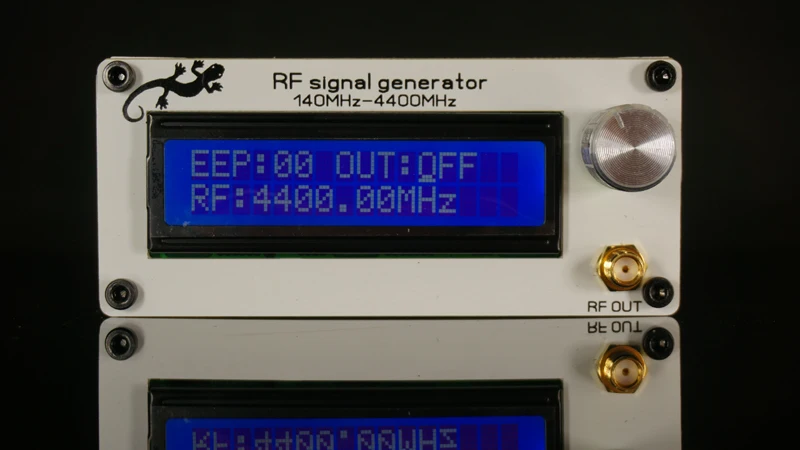 140 МГц до 4400 МГц RF генератор сигналов источник сигнала цифровой lcd+ литиевая батарея+ антенна