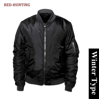 

Winter flying jacket men's thick warm coat Baseball Jacket Green Black For Men Outdoor