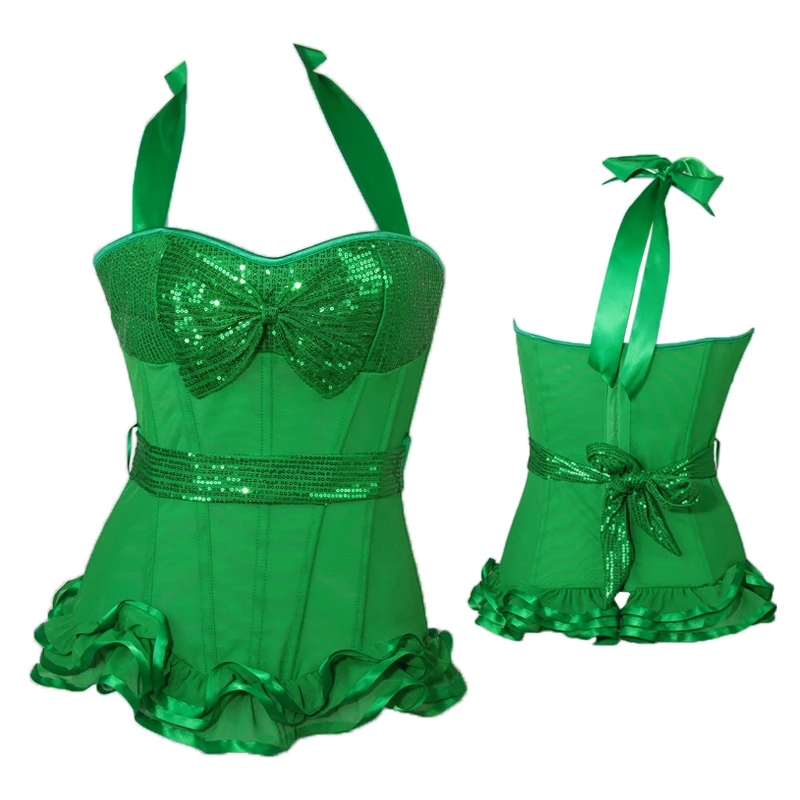 sequin basque top