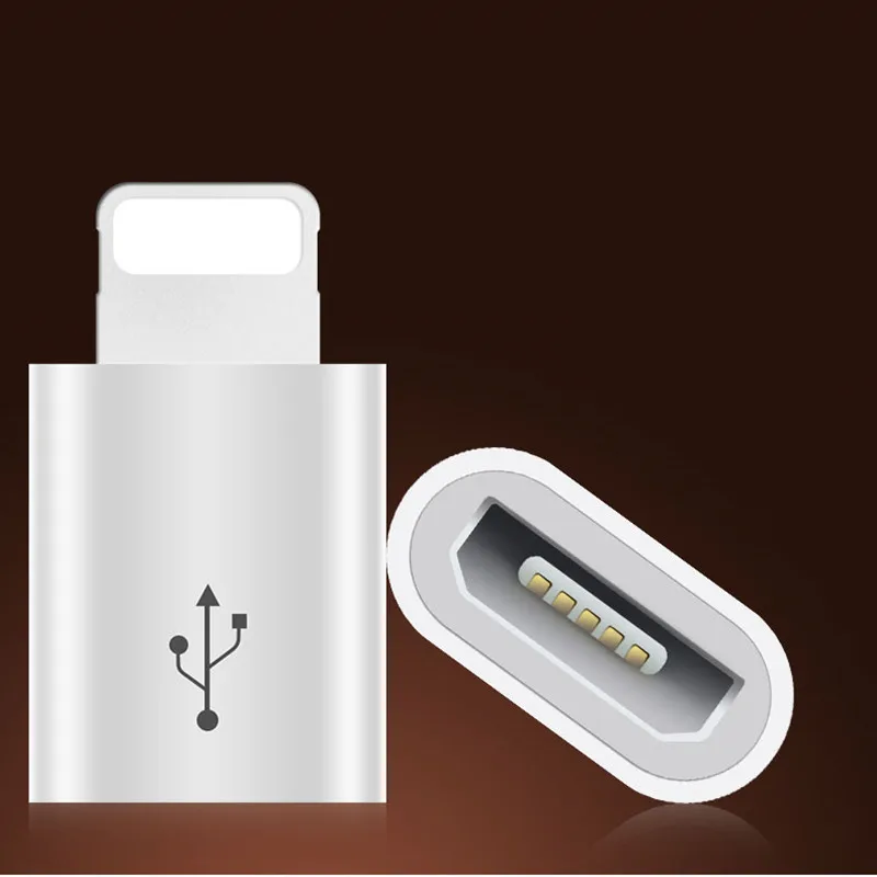 New Android Micro USB Cable to 8 Pin Adapter Converter Charger Charging