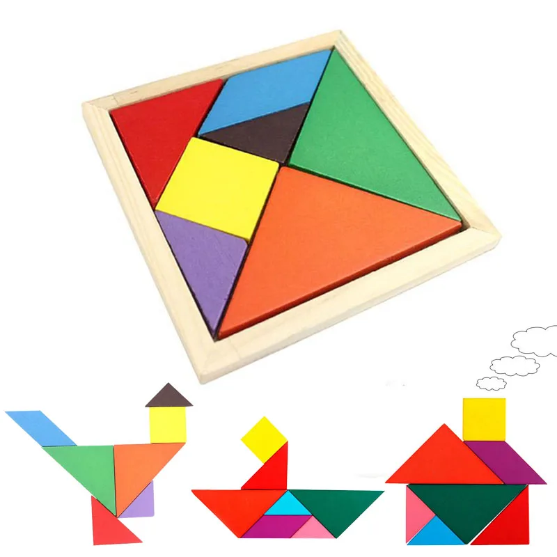 

2018 New Geometric Wooden Toys For Children Jigsaw Puzzles Kids Educational Toys Mental Development Kids Toys Puzzle Games