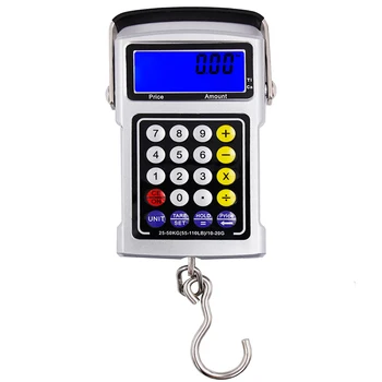 

7 in 1 Digital Pocket Multifunction Fish Hook 20g 50kg Hanging LCD Display electronic Pocket scale