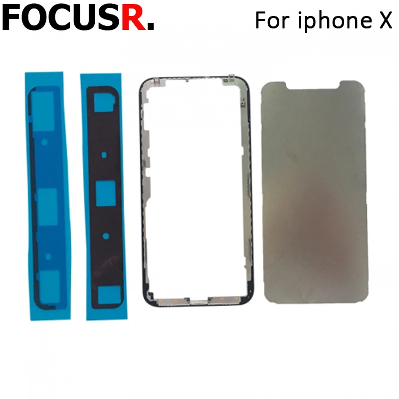 LCD Touch Screen Front Frame Middle Bezel  Bracket For iPhone X  XS XS MAX with Adhesive  Bracket Holder Replacement repair