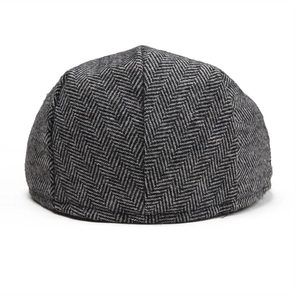 white infant newsboy cap