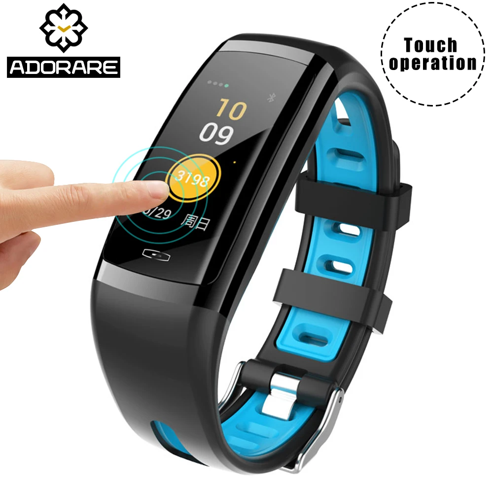 colorful smart bluetooth fitness tracker watch