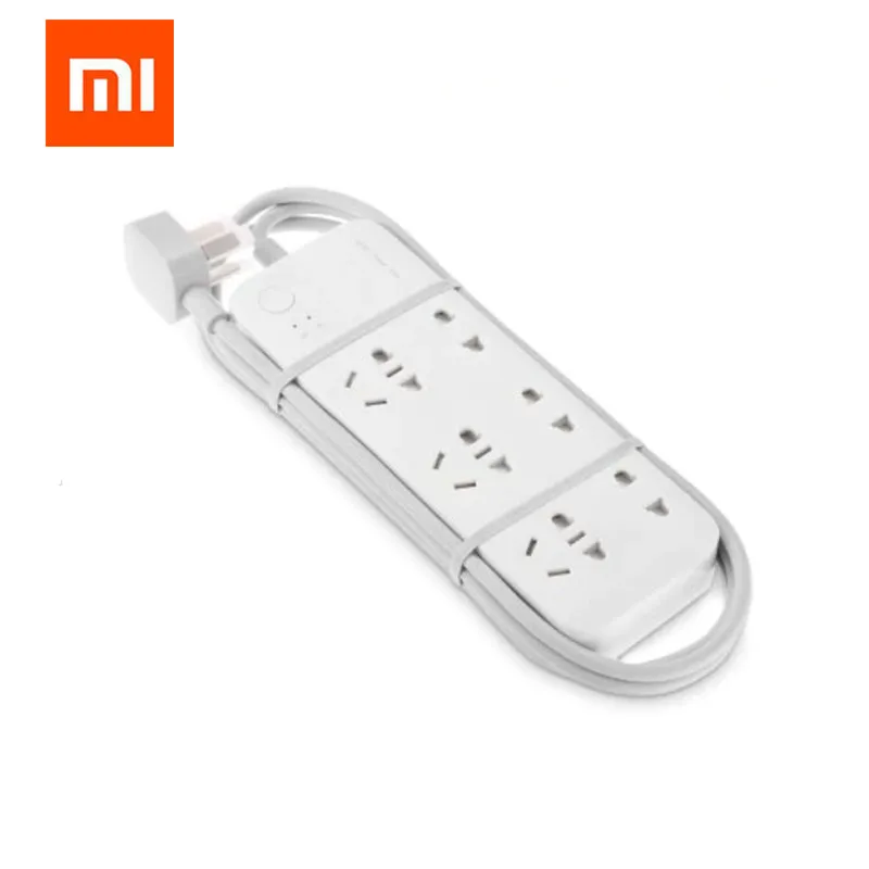 Оригинальный Xiaomi Smart power Strip Intelligent 6 портов WiFi беспроводной пульт дистанционного