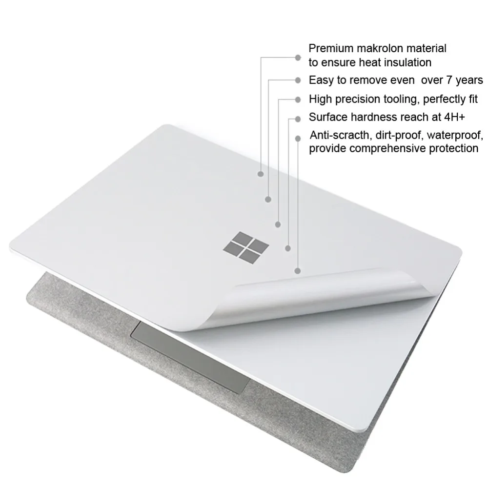 XSKN для нового 15 дюймового покрытия Microsoft Surface Book 2 защитные наклейки на весь корпус