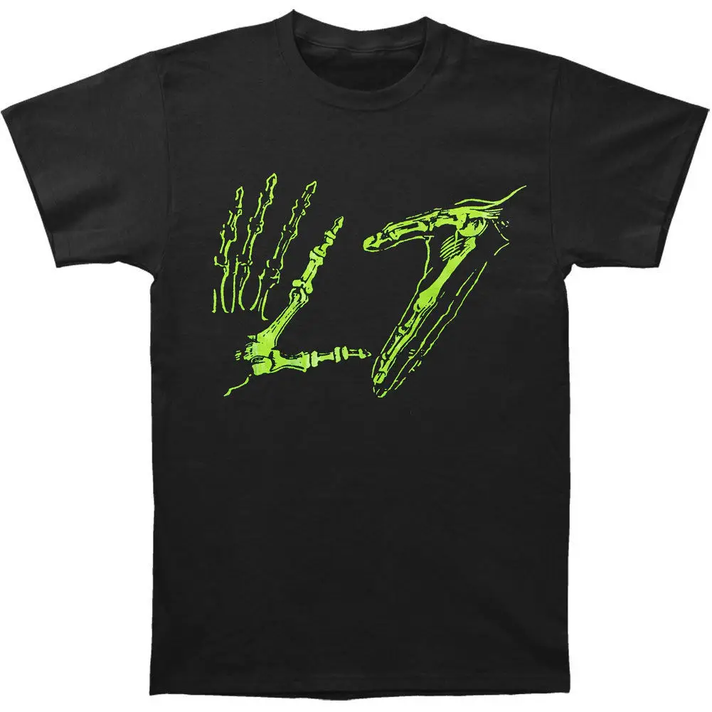 L7 Для мужчин руки Футболка черный