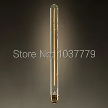 Заказа образца T300 трубка D30mm* L300mm лампы накаливания эдиссона E27 220 V T8 300 мм длинная трубка лампы
