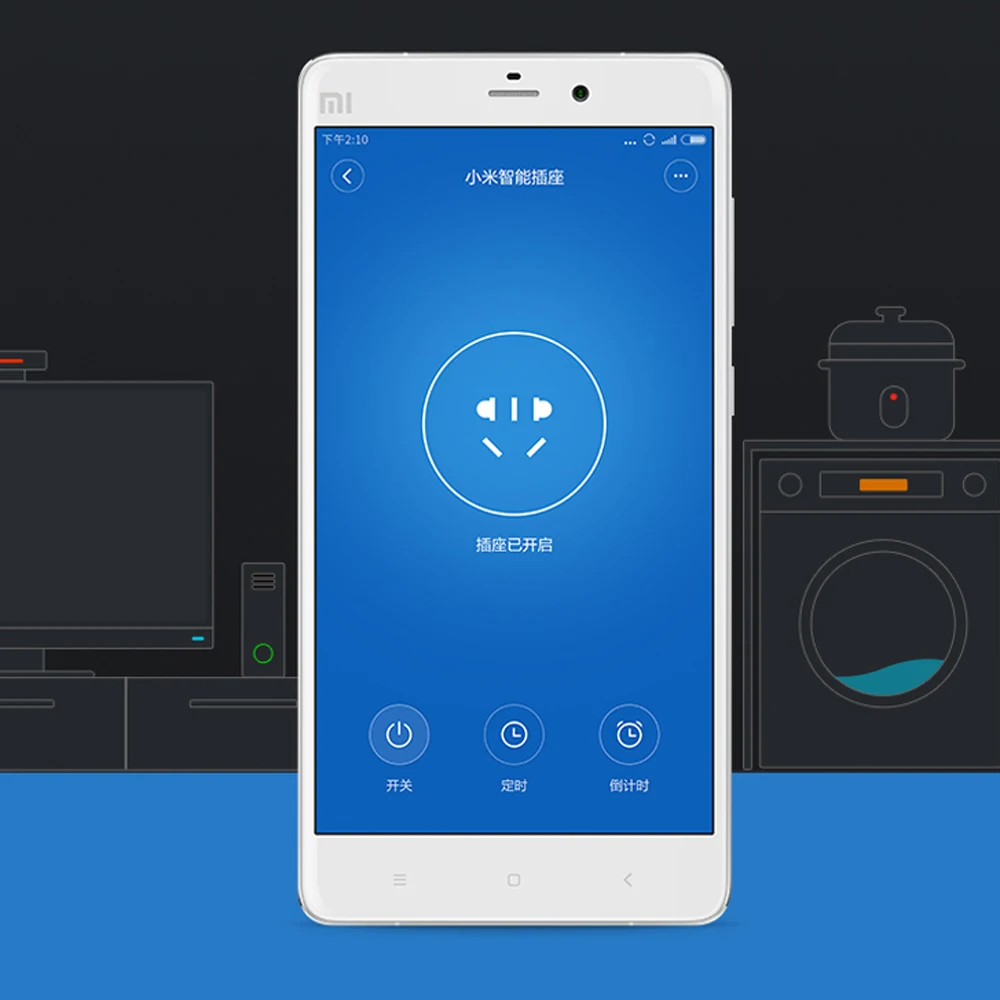 Умная штепсельная розетка Mijia улучшенное двойное USB быстрое зарядное устройство